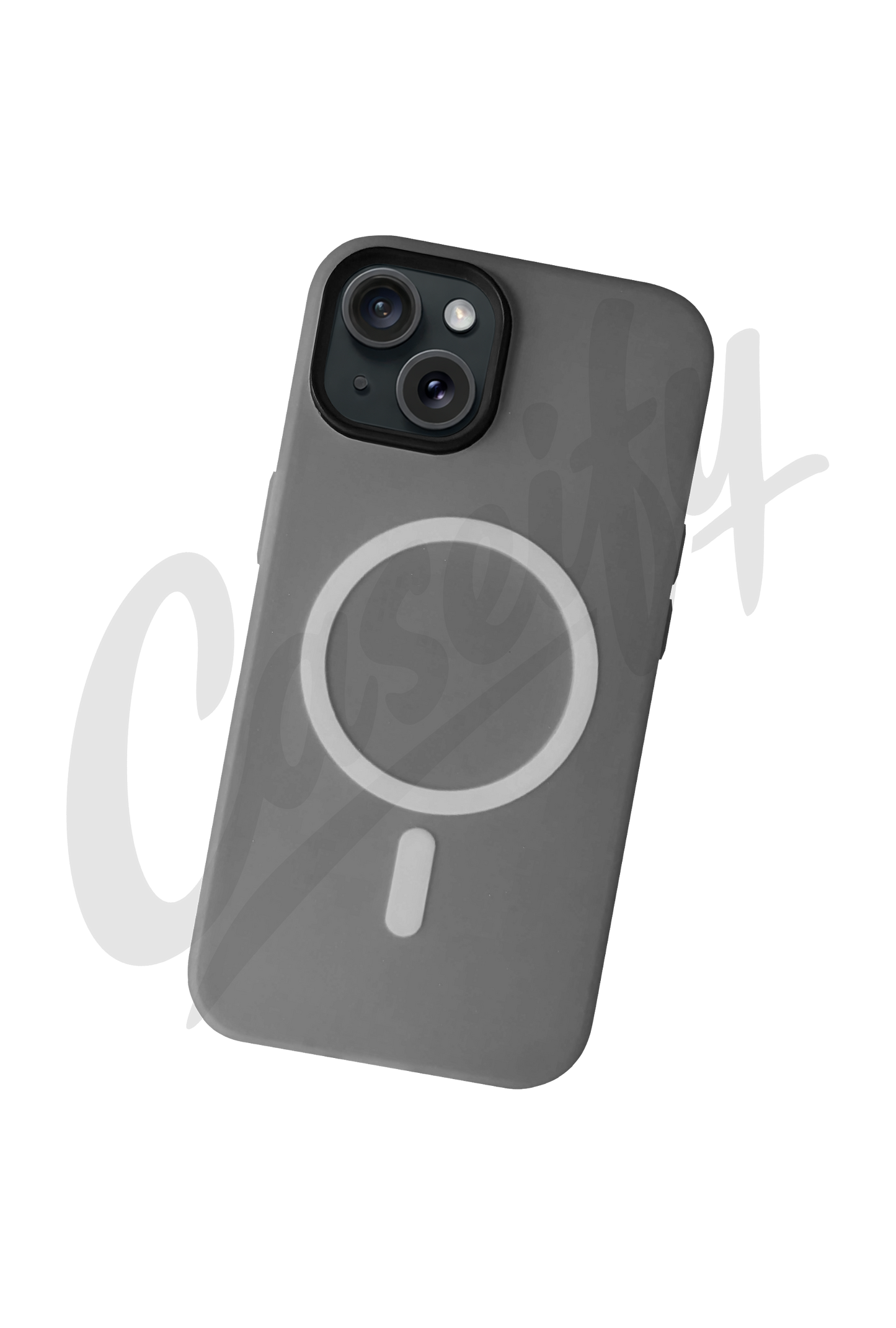Grey Magnetic Silicone Case
