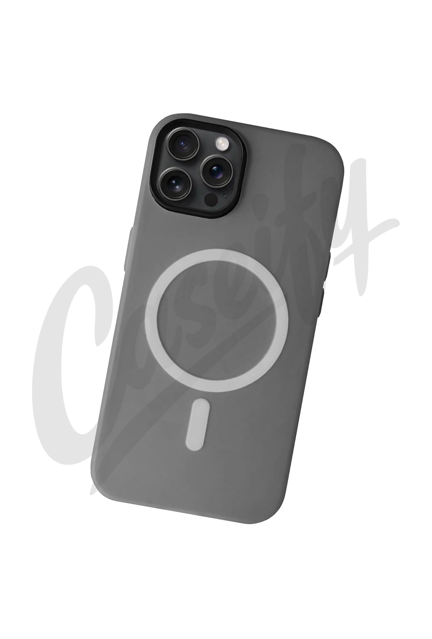 Grey Magnetic Silicone Case
