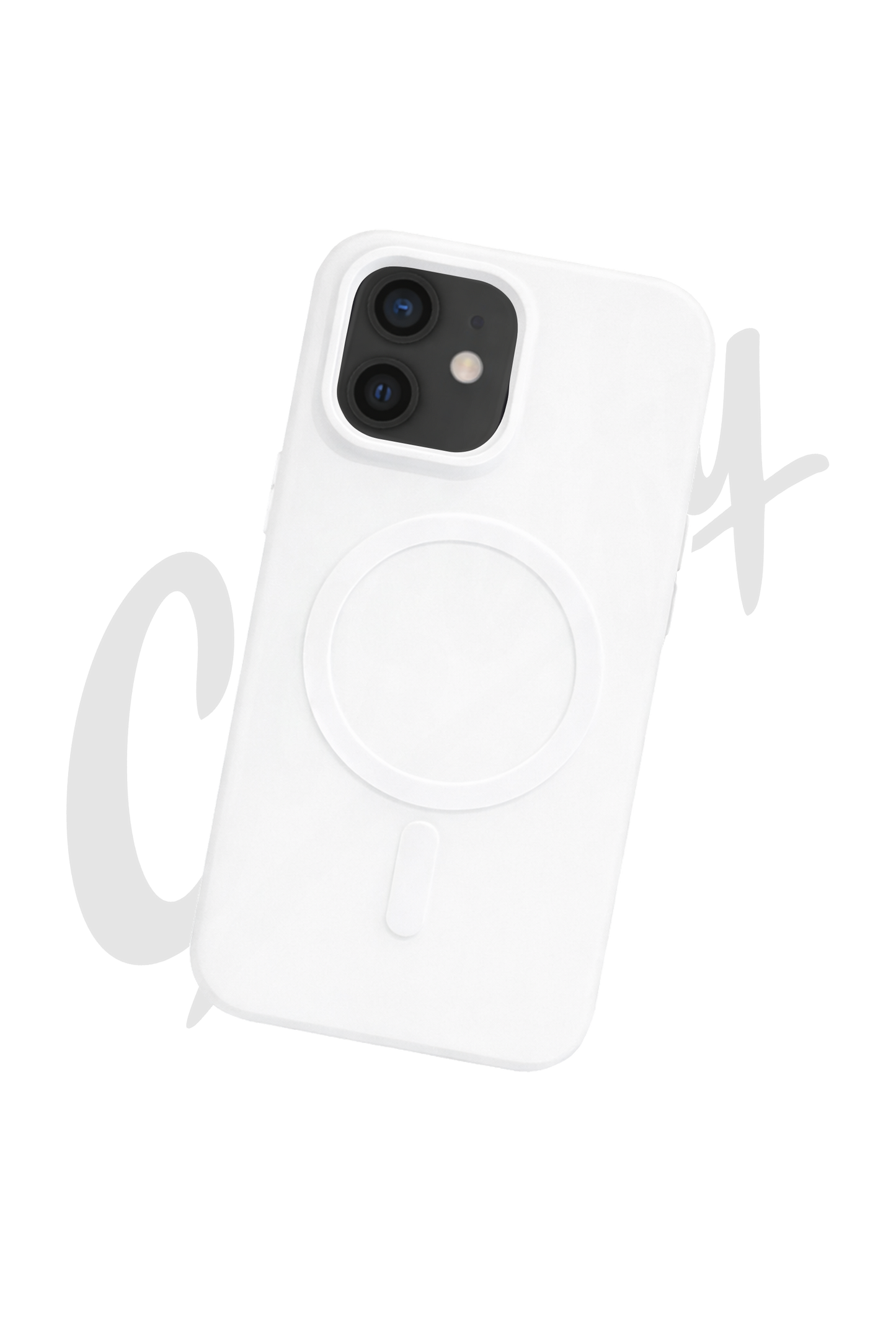 White Magnetic Silicone Case