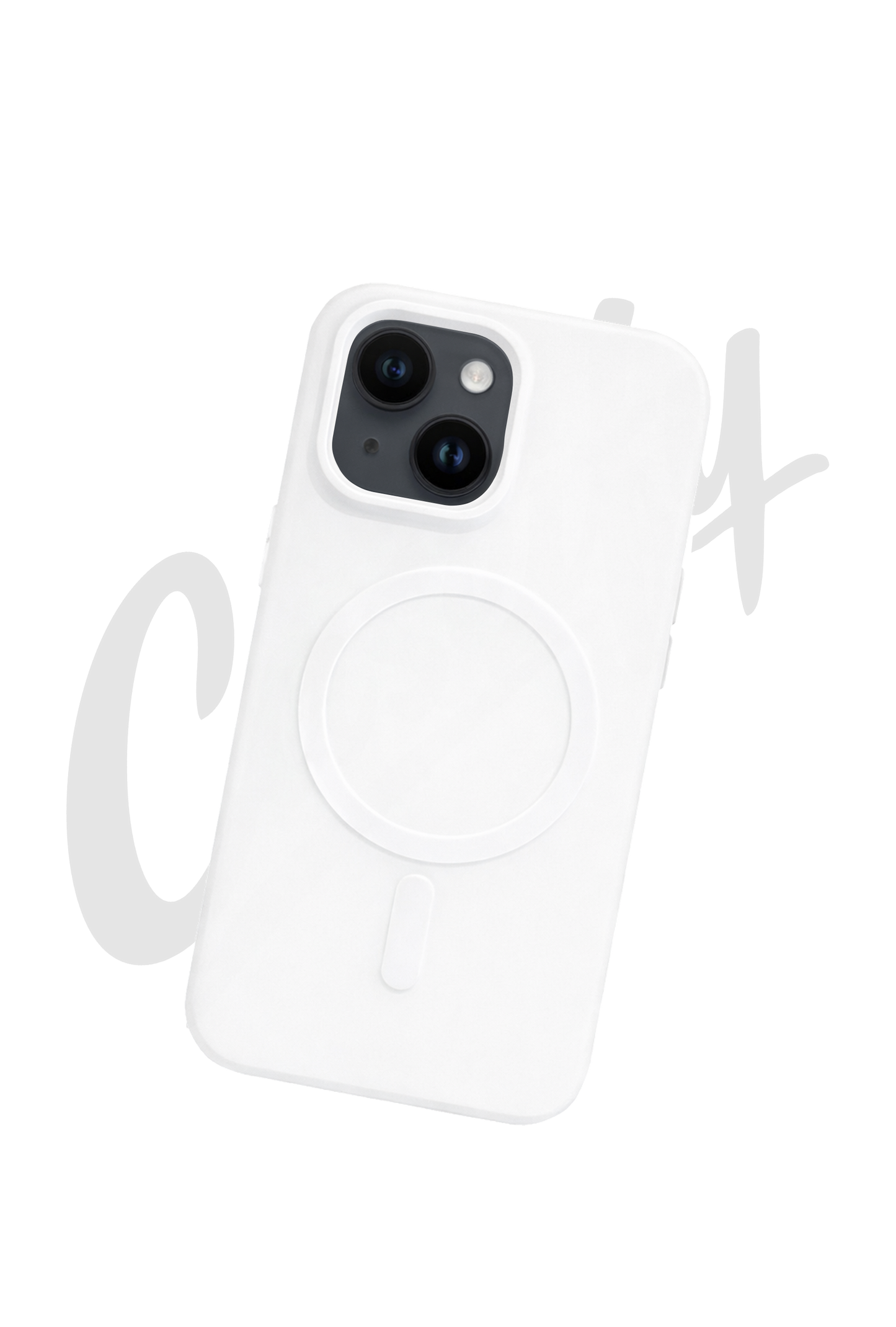 White Magnetic Silicone Case