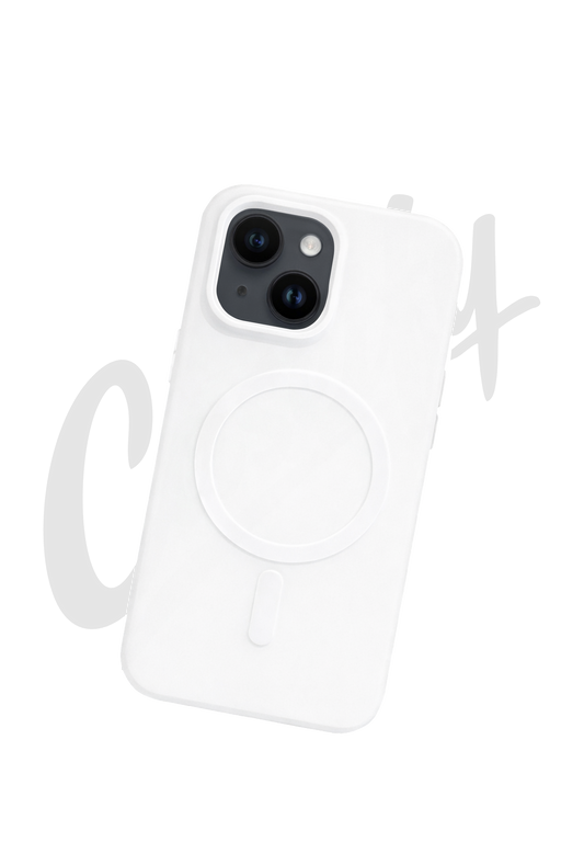 White Magnetic Silicone Case