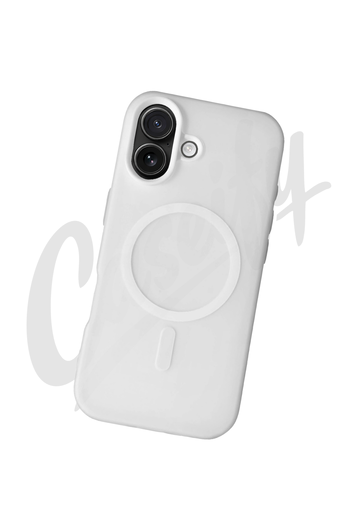 White Magnetic Silicone Case