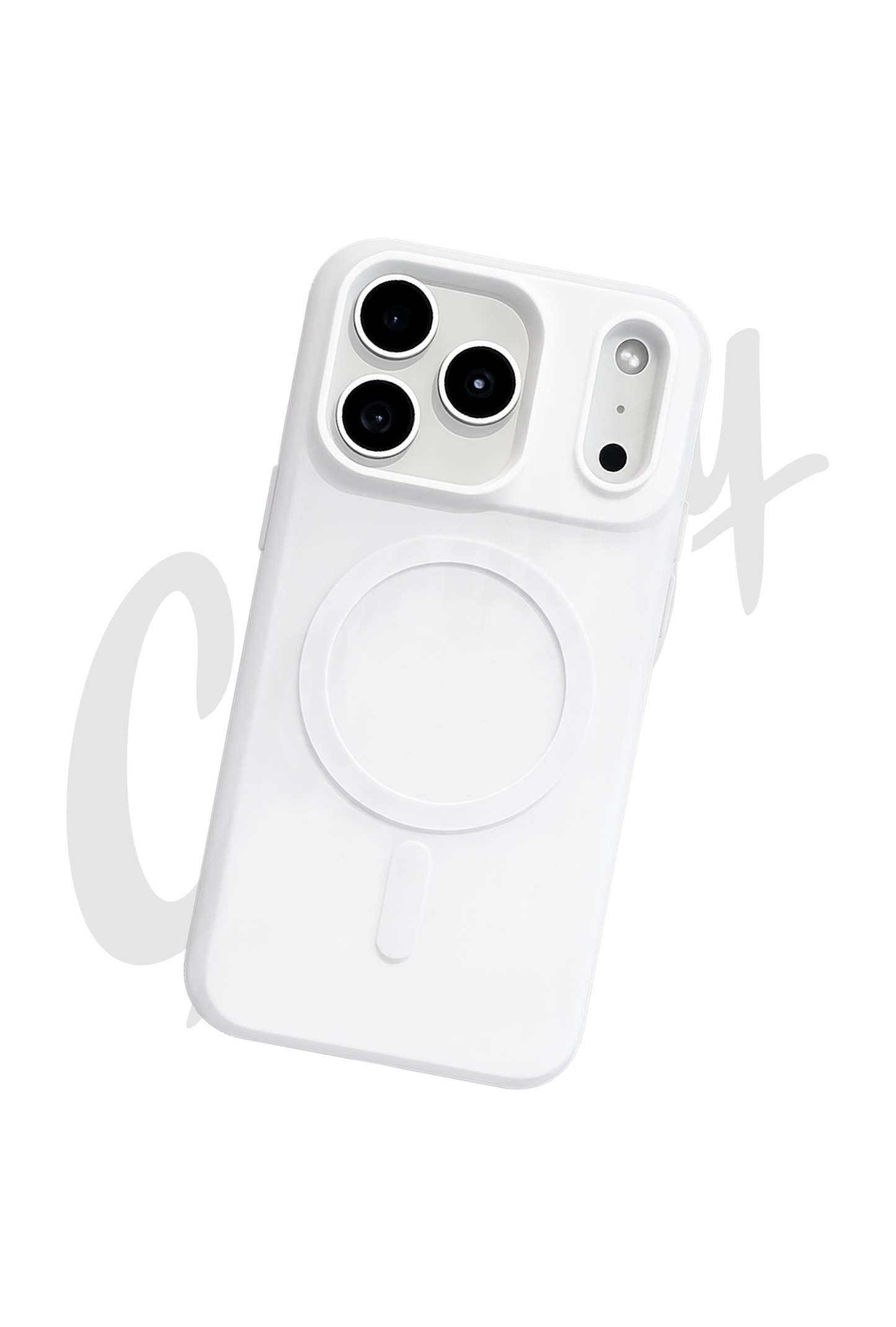 White Magnetic Silicone Case