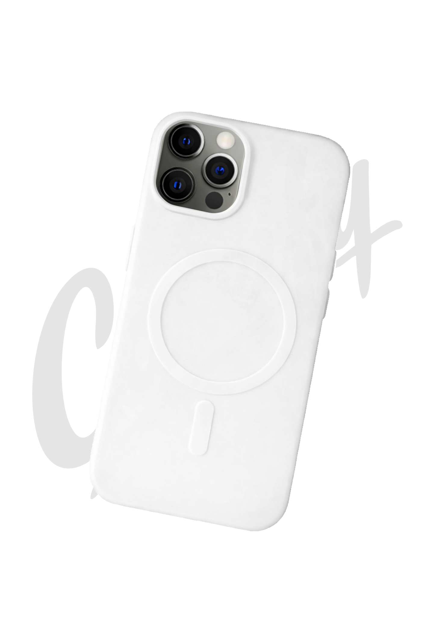White Magnetic Silicone Case